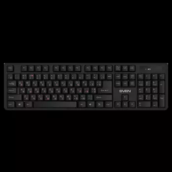 МФУ SV-020194 Беспроводная клавиатура SVEN KB-C2100W ((2,4 GHz, 104кл.)