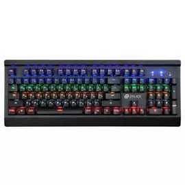 Клавиатура Oklick 920G 337182 iron edge механическая черный usb for gamer led