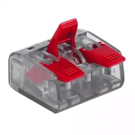Клемма EKF plc-smk-221-413r СМК 221-413 3 отверстия 0.2-4.0кв.мм (уп.4шт) PROxima