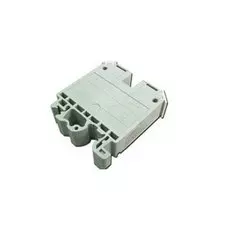 Клемма IEK YZN10-002-K03 (зажим наборный) ЗНИ-2.5 мм.кв. 24А, IP20, УХЛ3, серая, без маркировки