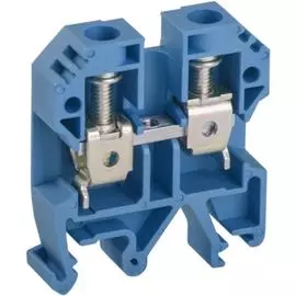 Клемма IEK YZN30-006-K07 винтовая КВИ-6мм2 синяя