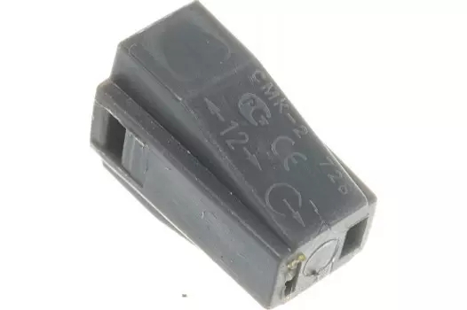 Клемма Rexant 07-3020 с пастой СМК 773-302, 2-проводная до 2,5 мм2, серая
