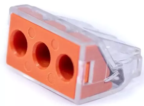 Клемма соединительная Cabeus PCT-103D 3-х проводная 2,5-6,0 (10шт)