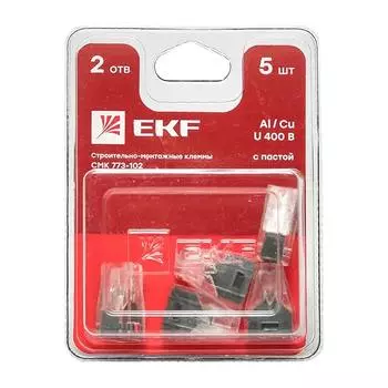 Клемма соединительная EKF plc-smk-102b СМК 773-102 блистер (5шт.)