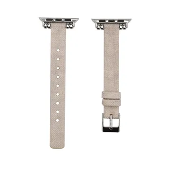 Модный холстовый ремешок для часов Apple Watch Series 9, 8, 7, 6, 5 SE, ремешок с пряжкой для IWatch Ultra, 49 мм, 41 мм, 45 мм, 38, 40, 42, 44 мм, сменный браслет 38 40 41mm чёрный