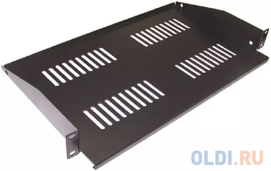 Полка Lanmaster TWT-CB-SF350-2U/60 фронтальная глубиной 350мм до 60кг