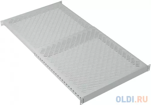 Полка ZPAS WZ-3074-83-00-011 19"-м с креплением, 1U, с изменяемой глубиной 500-900 мм, шириной 440мм (до 150 кг), цвет серый (RAL 7035) (3074-83-00/70