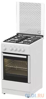Плита Газовая Darina 1F1 GM 241 008 W белый реш.чугун
