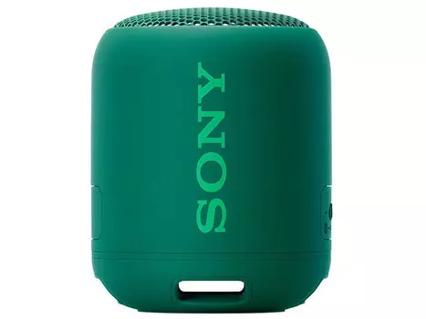 Портативная акустика Sony SRS-XB12 Green 10 Вт, 20 - 20000 Гц, Bluetooth, microUSB, AUX, 1400mAh