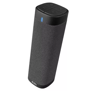 Портативная акустика Sven PS-115 Black 2х5 Вт, 120 - 20000 Гц, FM, Bluetooth, USB, AUX, microUSB, 1800Ah