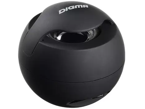Портативная колонка Digma S-11 Black 3 Вт, 280 - 16000 Гц, Bluetooth, MicroUSB, 500mAh