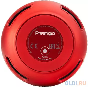 Smartmate, PSS101Y_RD, умный динамик с голосовым помощником Яндекса, встроенная батарея 7,4 В при 2x2200 мАч