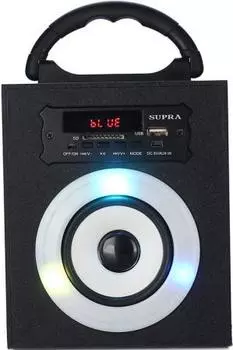 Портативная колонка Supra BTS-550, Black (5 Вт, 20 - 20 000 Гц, Bluetooth, mini Jack, USB, microSD, батарея)