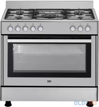 Плита Комбинированная Beko GM 15121 DX нержавеющая сталь реш.чугун
