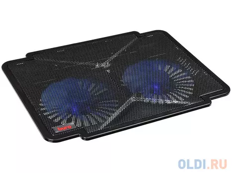 Подставка для ноутбука 14" Buro BU-LCP140-B214 металл/пластик 1000об/мин 22db черный