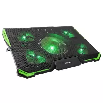 Подставка для ноутбука CROWN CMLS-k332 GREEN до 19" Размер 410*292*29мм , кулеры: D140mm*1+ D80mm