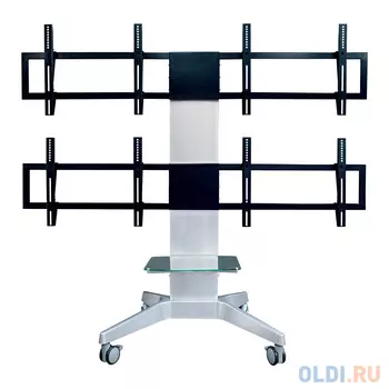 Подставка для телевизора Arm Media PT-STAND-16 серебристый 26"-55" макс.120кг напольный фиксированный