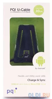 Подставка для зарядки с USB на mUSB PQI черный