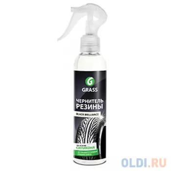 ПОЛИРОЛЬ-ЧЕРНИТЕЛЬ ДЛЯ РЕЗИНЫ "BLACK BRILLIANCE" 0.25 Л (1/30) "GRASS"