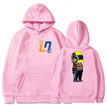 Новая популярная толстовка F1 mini Lando norris 4 S белый