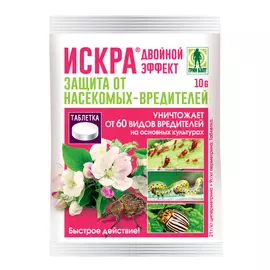 инсектицид широкого спектра действия Искра Двойной эффект 10г