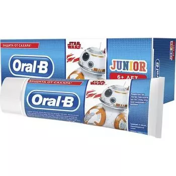 Паста зубная детская Oral-B/Орал-би Junior 6+ Звездные Войны 75мл