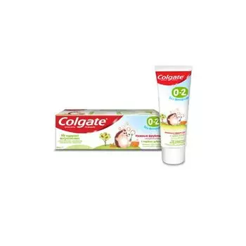 Паста зубная нежные фрукты без фторида детская от 0 до 2 лет Colgate/Колгейт 40мл