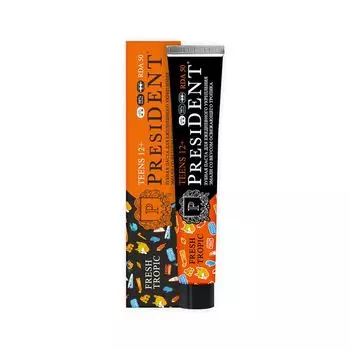 Паста зубная детская от 12 лет Fresh tropic 50RDA President/Президент 70г