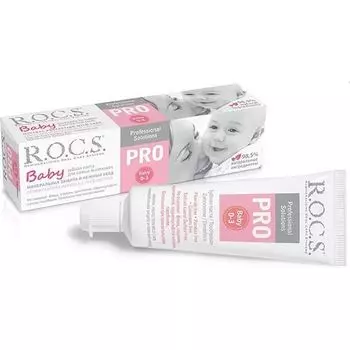 Паста зубная для детей от 0 до 3 лет R.O.C.S./РОКС Pro Baby Минеральная защита и нежный уход 45г
