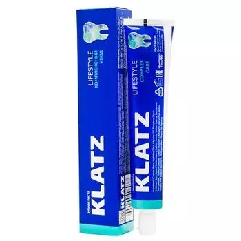 Паста зубная комплексный уход Lifestyle Klatz 75мл