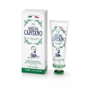 Паста зубная натуральные травы Pasta del Capitano 75мл