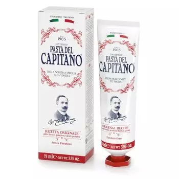 Паста зубная оригинальный рецепт Pasta del Capitano 75мл