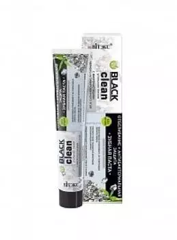 Паста зубная Отбеливание+антибактериальная защита Витэкс Black Clean 85г