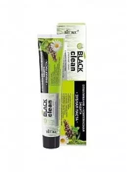 Паста зубная Отбеливание+комплексная защита Витэкс Black Clean 85г