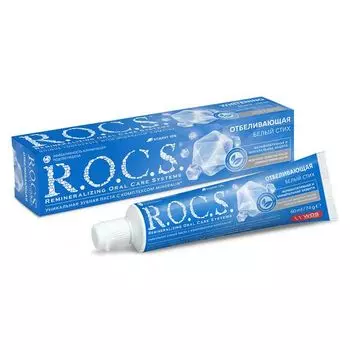 Паста зубная R.O.C.S./РОКС Отбеливающая Белый стих 74г