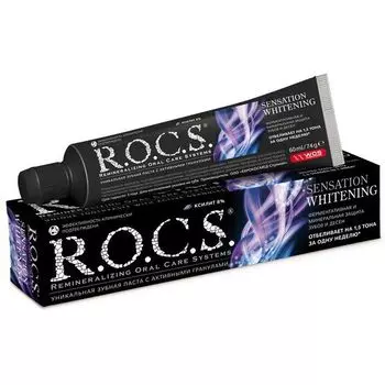 Паста зубная R.O.C.S./РОКС Sensation Whitening 74г