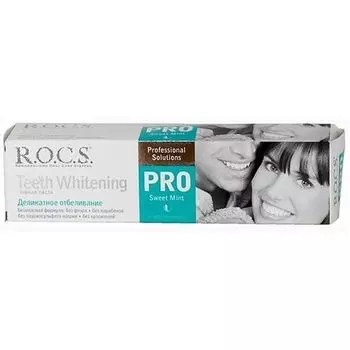 Паста зубная R.O.C.S./РОКС Teeth Whitening Sweet Mint 135г