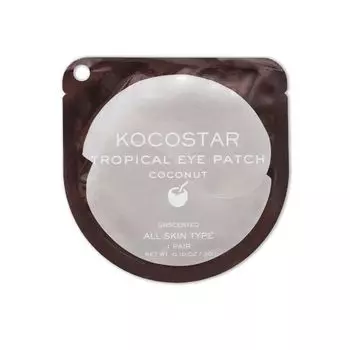 Патчи для глаз гидрогелевые Тропические фрукты Кокос Kocostar 2шт