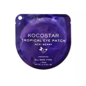 Патчи для глаз гидрогелевые Тропические фрукты Ягоды Асаи Kocostar 2шт