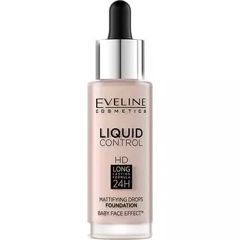 Основа EVELINE (Эвелин) тональная жидкая Liquid control тон 005 - Ivory 32мл