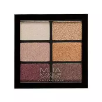 Палетка теней для век 6 оттенков Rusted wonders Professional Make Up Academy Mua/Муа 12г