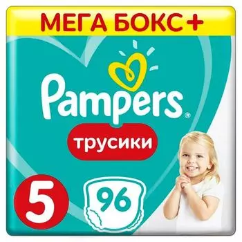 Pampers (Памперс) Pants Подгузники-трусики для мальчиков и девочек 12-17кг 96 шт.