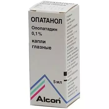 Опатанол капли глазные 0,1% 5мл