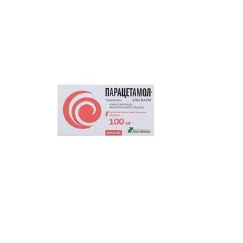 Парацетамол-Альтфарм суппозитории ректальные 100мг 10шт