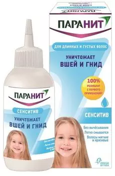 Средство педикулицидное с гребнем Паранит Сенситив фл. 150мл