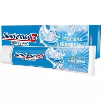 Паста зубная Blend-a-med/Бленд-а-мед Комплекс с ополаскивателем Освежающая чистота 100мл