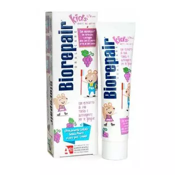 Паста зубная c экстрактом винограда детская 0-6 лет Kids Biorepair/Биорепэйр 50мл