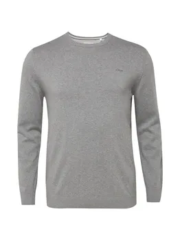 Свитер s.Oliver Men Big Sizes, пятнистый серый