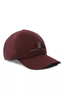 Шерстяная бейсболка Brunello Cucinelli