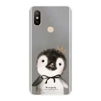 Розовый Свинья Кот Медведь Кролик задняя крышка для Xiaomi Mi 5 5C 5S 5X 6 6X Plus Мягкий силиконовый чехол для телефона Xiaomi Mi A1 A2 8 SE Lite Mi 5